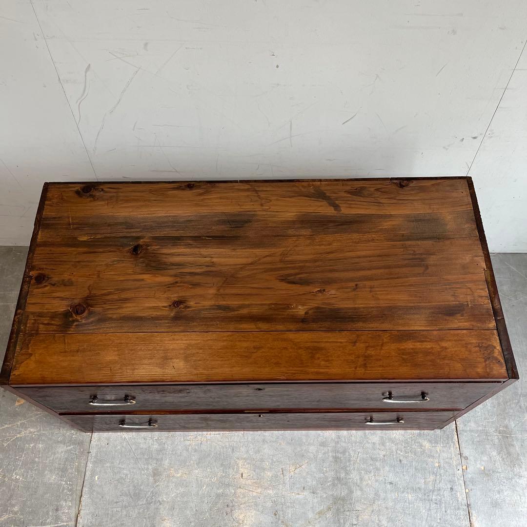 アンティーク チェスト 箪笥 ローボード テレビ台 無垢材 昭和レトロ z533