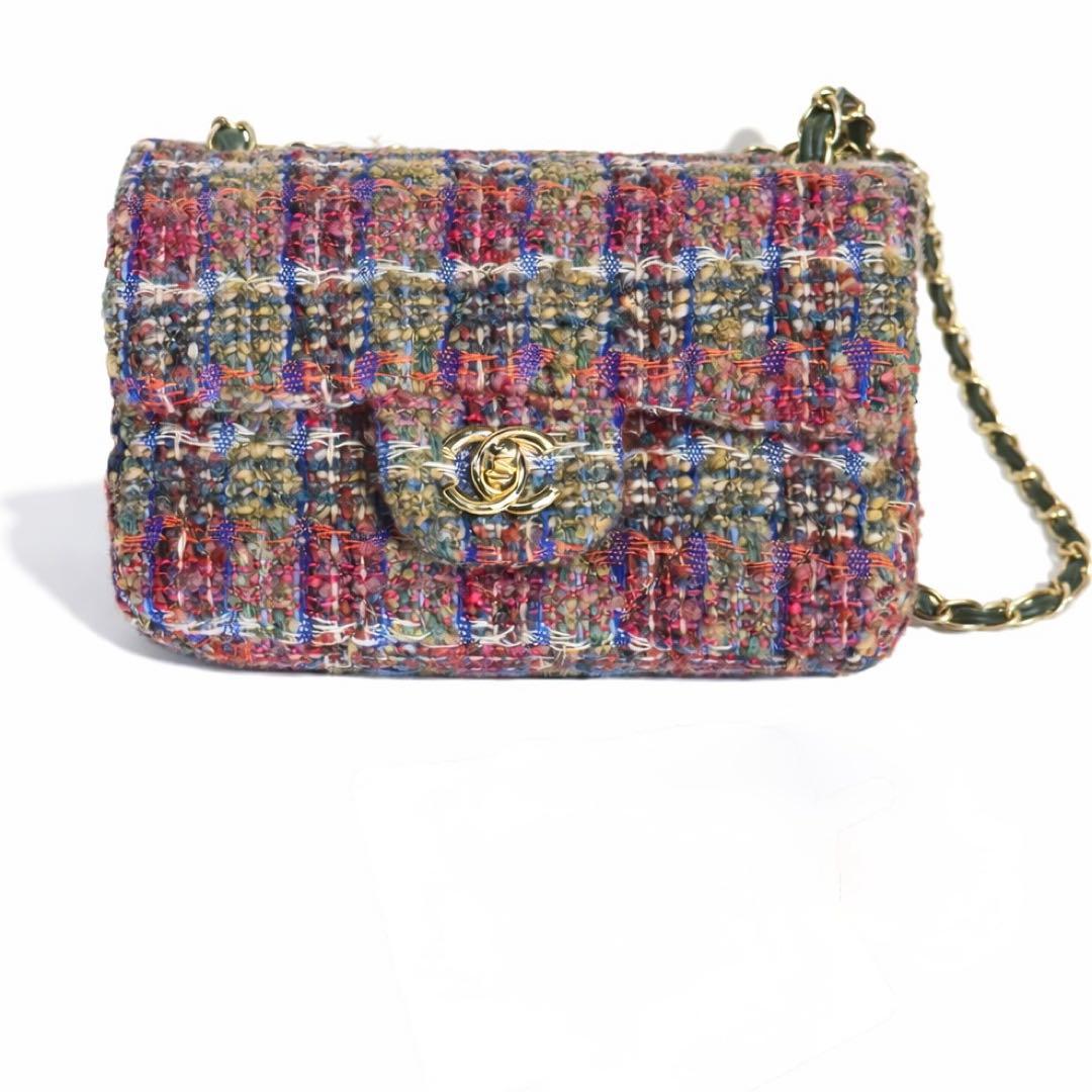 CHANEL　ツイード ノベルティ　ショルダーバッグ