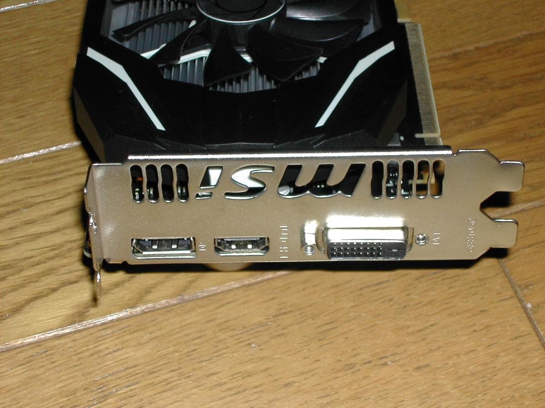 MSI　GTX1050Ti 4G OCV1