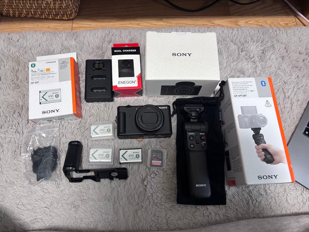 Sony ZV1M2 シューティンググリップ, SDカード付き