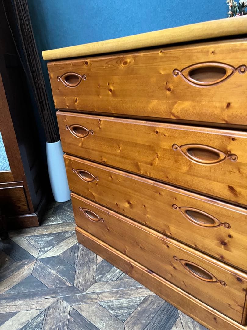 カントリー チェスト 木製 箪笥 インテリア アンティーク