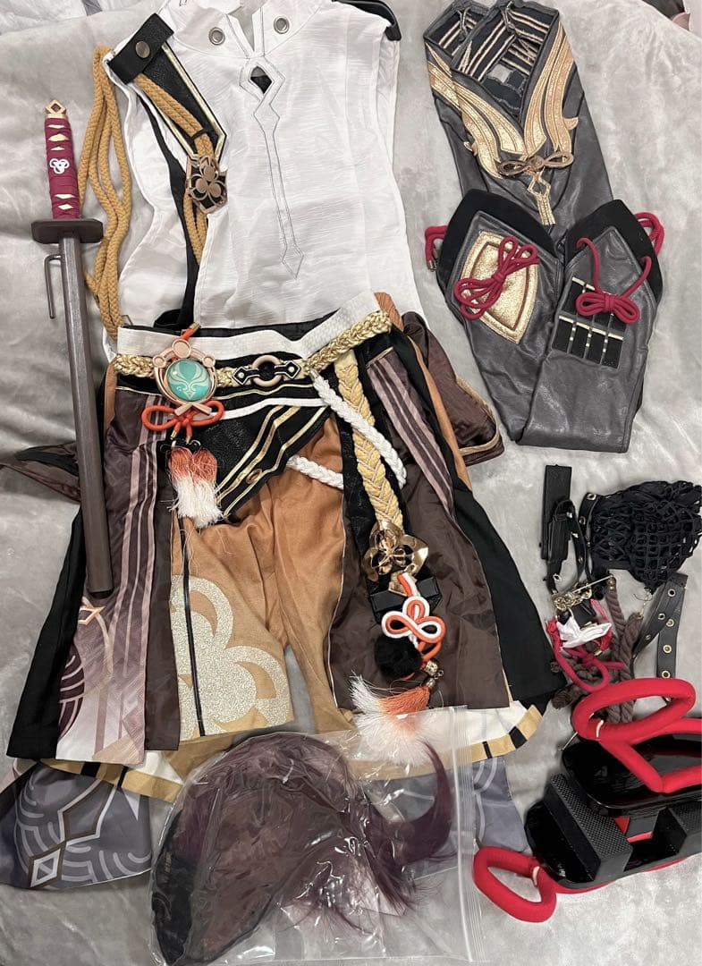 原神 鹿野院平蔵　コスプレ衣装　三分妄想製　Mサイズ　フルセット