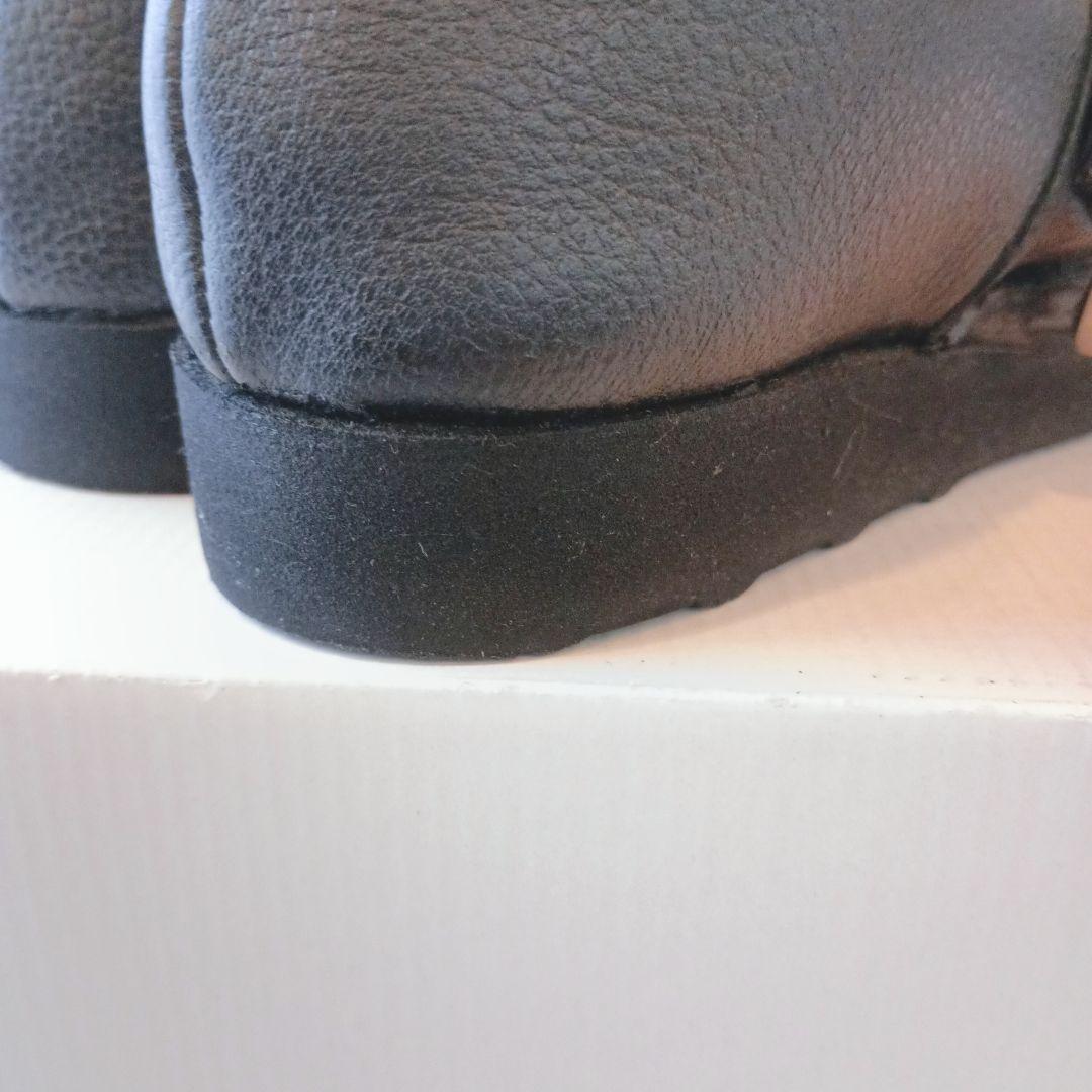 専用　CAMINAND ブラック ファー サンダル 23cm スリッポン