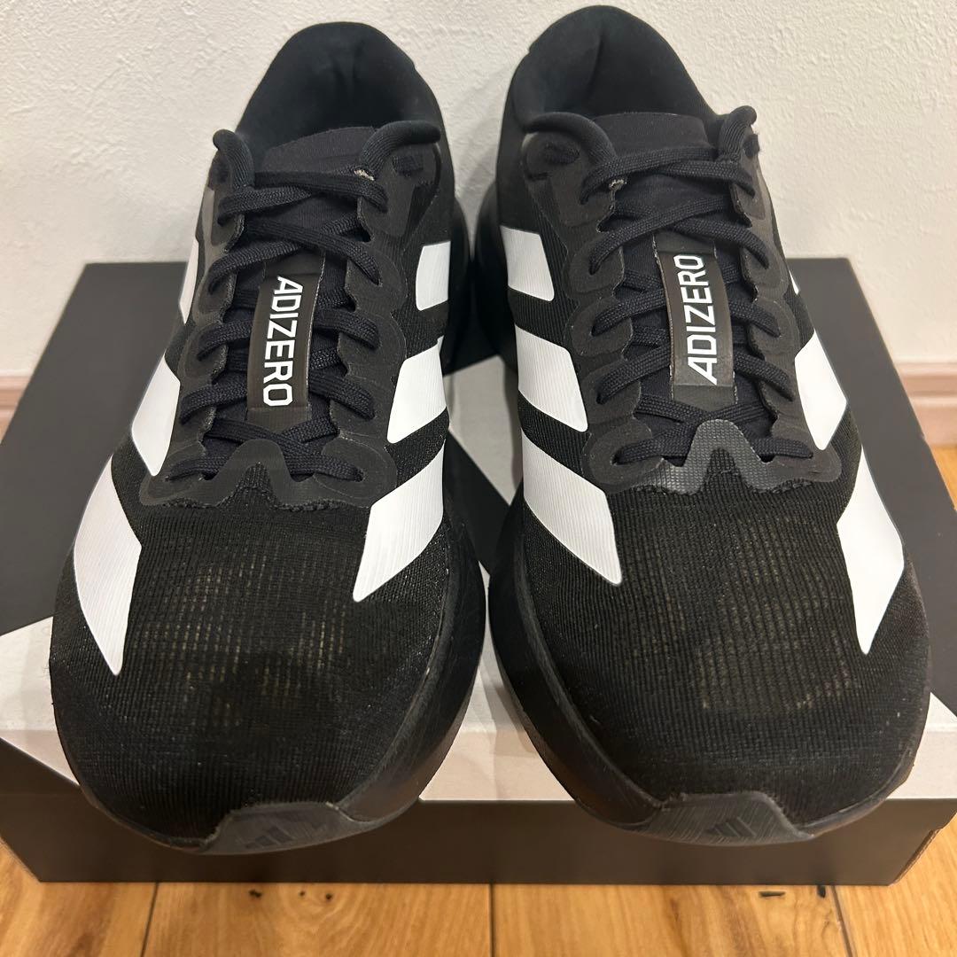 adidas adizero Evo SL ブラック/ホワイト 25cm
