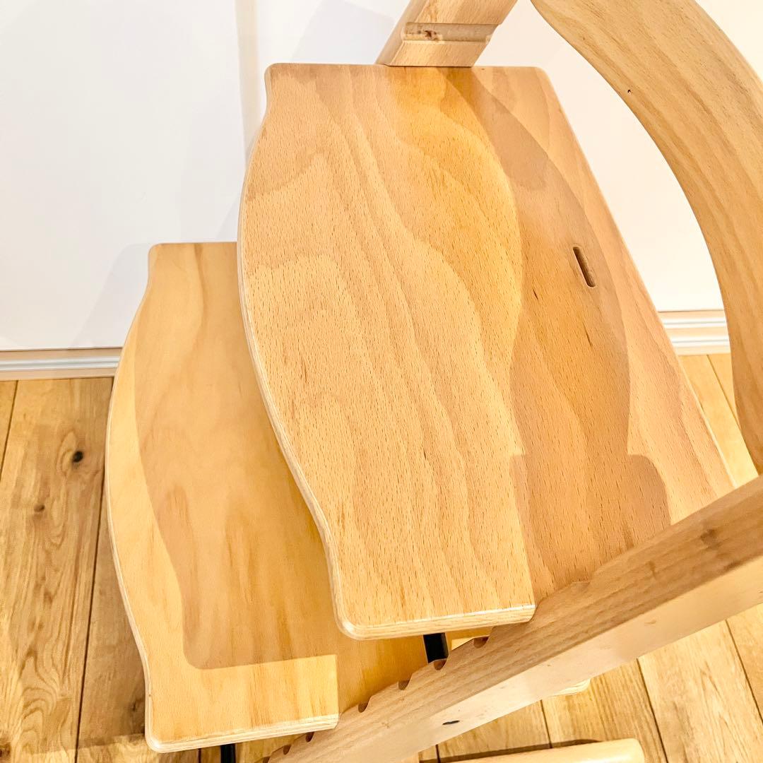 ストッケ　STOKKE 椅子　チェア　 トリップトラップ ナチュラル　シリアル4