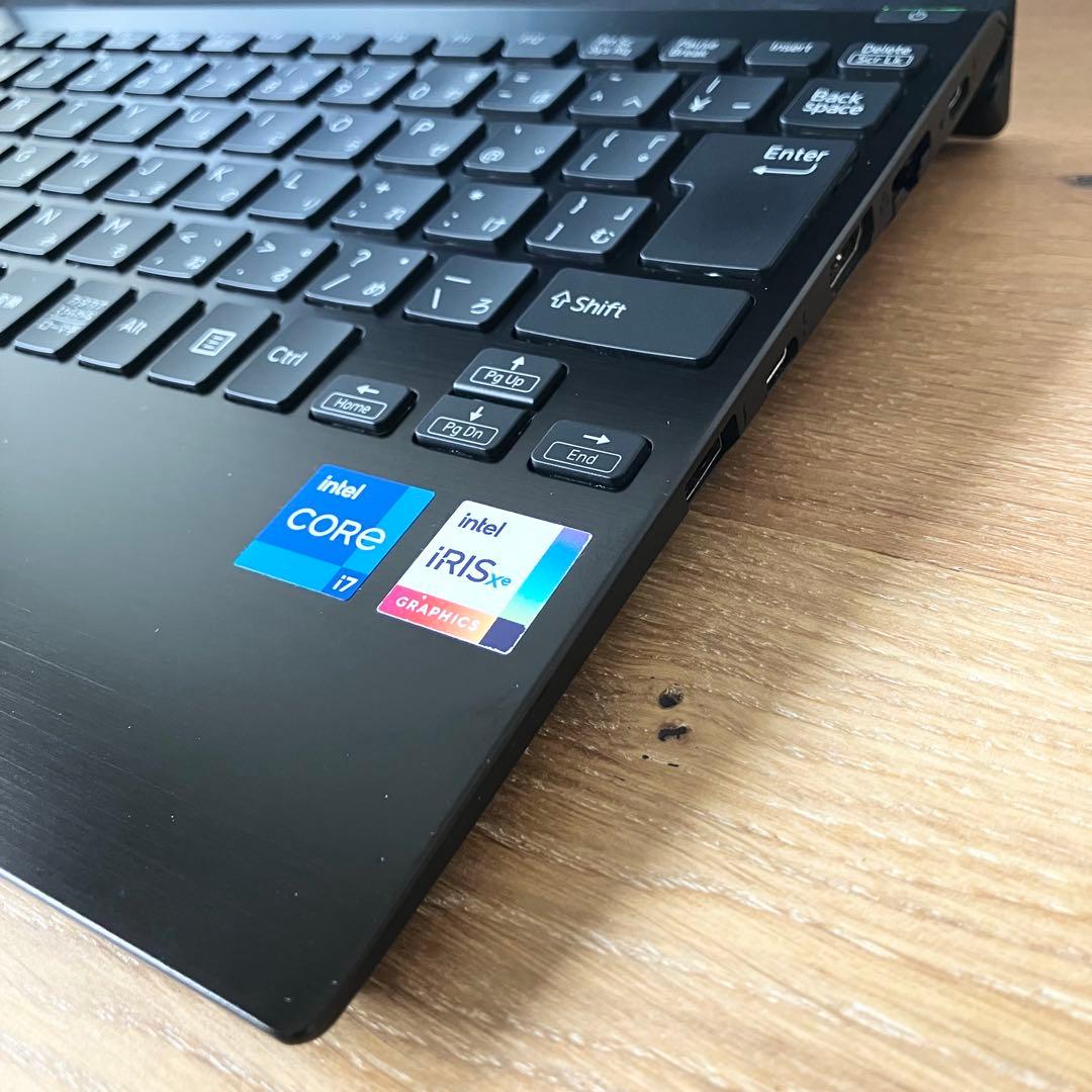 バッテリー良好/16G/VAIO/i7/SSD/Win11/黒/ノートパソコン