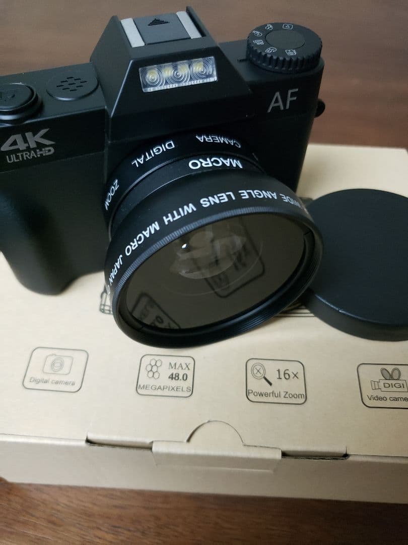 週末緊急値下げ！デジタルカメラコンパクト4K　4800万画素　ビデオカメラAF