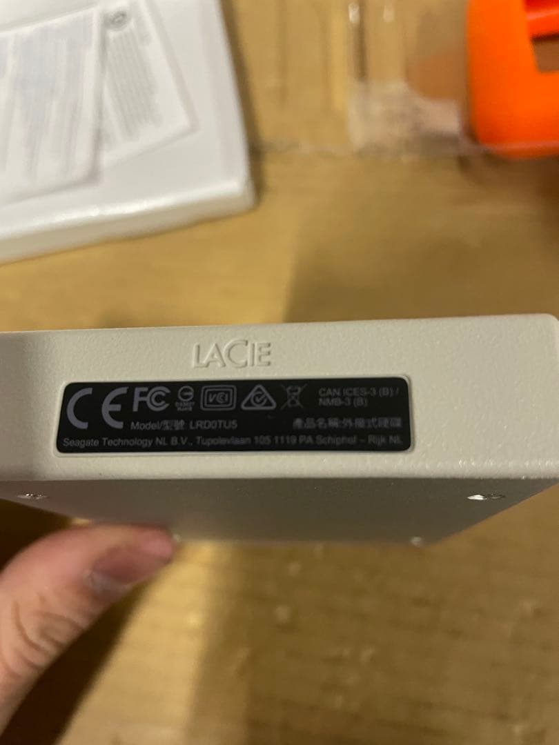 LaCie ポータブルHDD ハードディスク 4TB LAC9000633