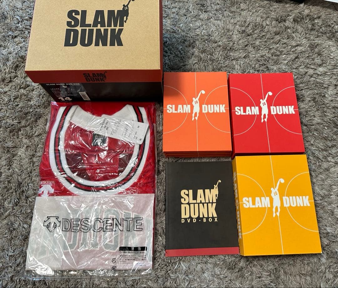 極美品 SLAM DUNK DVD-BOX 初回生産限定　三井寿ユニフォーム付き