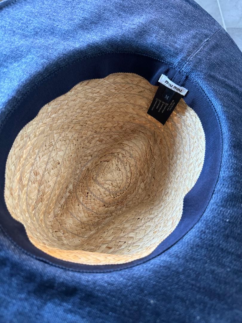 MIU MIU 麦わら帽子