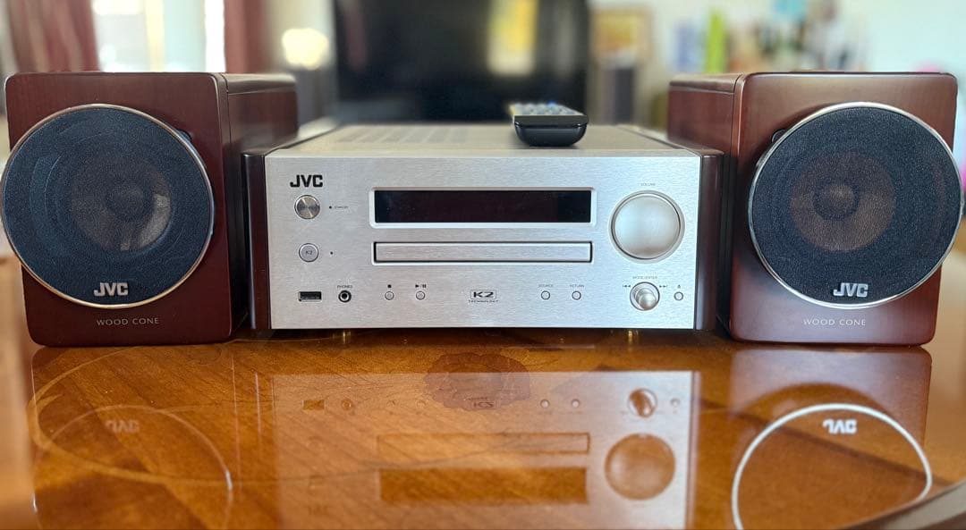 JVC Victor EX-HR9 ウッドコーンスピーカー ミニコンポ