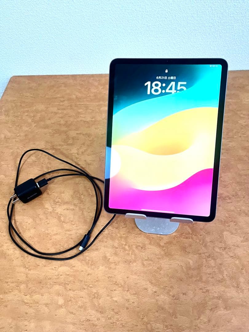 Apple iPad 11インチ スペースグレー 本体 スタンド付き