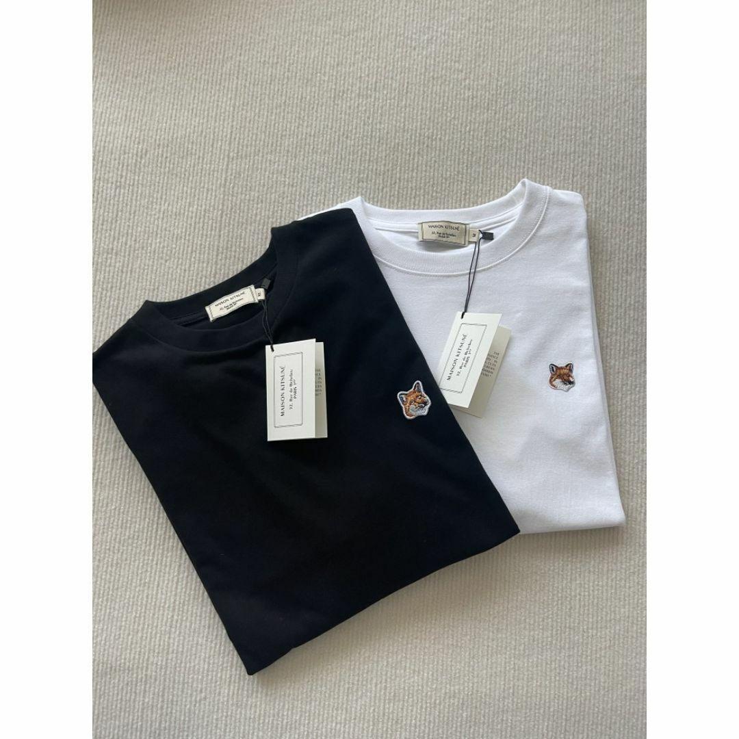 2枚セット メゾンキツネ フォックスヘッドロゴ ロンT 長袖 Lサイズ