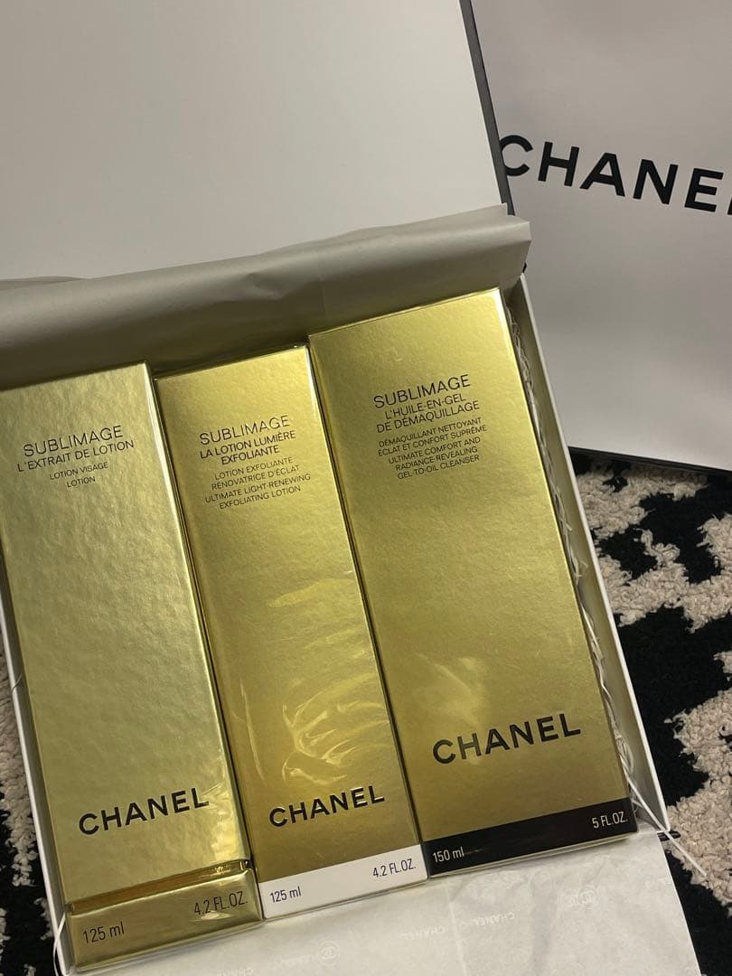 未開封シャネル　サブリマージュ　レクストレドゥ ローション　ノベルティ付き