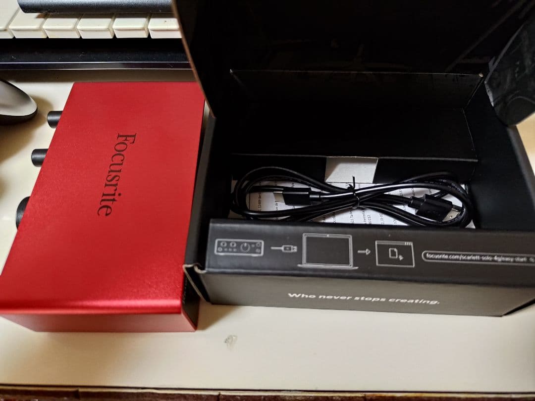 DTM・DAW FOCUSRITE Scarlett Solo (gen. 4)