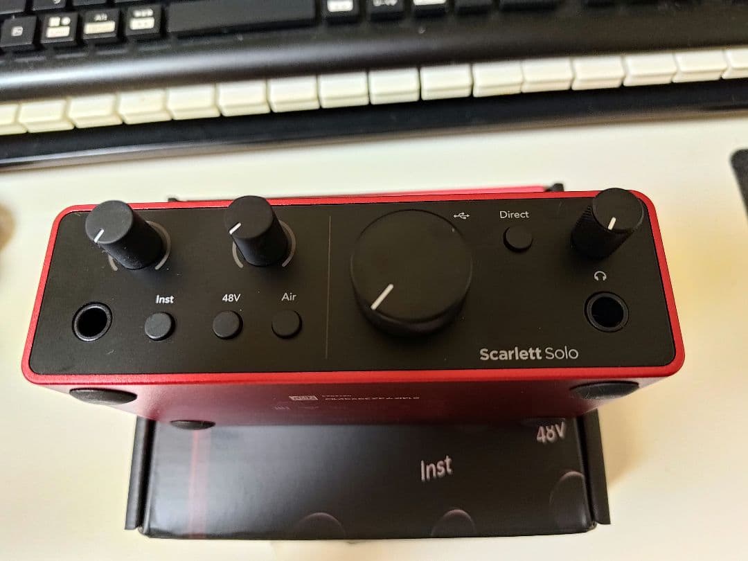 DTM・DAW FOCUSRITE Scarlett Solo (gen. 4)