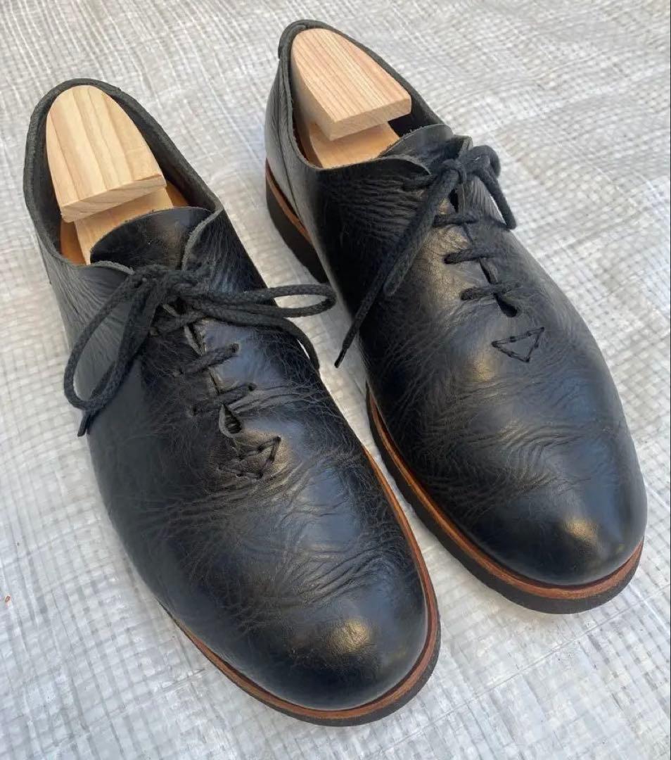 i*n様 KOTOKA古都ホールカット 26.5cm たつの蝋引きレザー ダーク