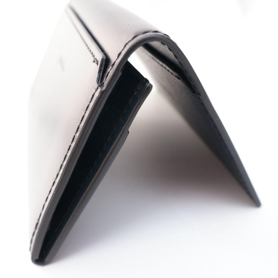 規格外品 ユハク yuhaku ネイビー 名刺入れ カードケース コードバン