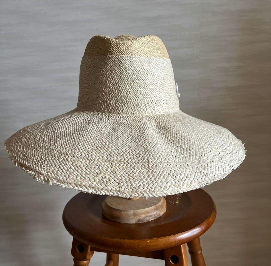 美品【ミュールバウアーMuhlbauer ストローハット】レディース