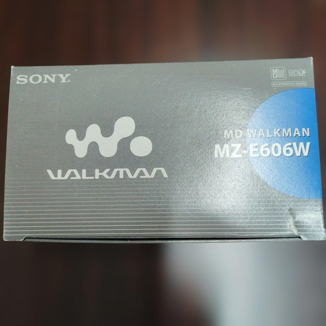 SONY MZ-E606W ポータブルMDプレーヤー　値下げしました!