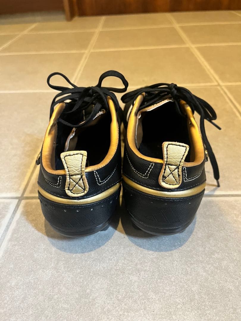 adidas サッカーシューズ アディピュア　25cm黒/白 FG