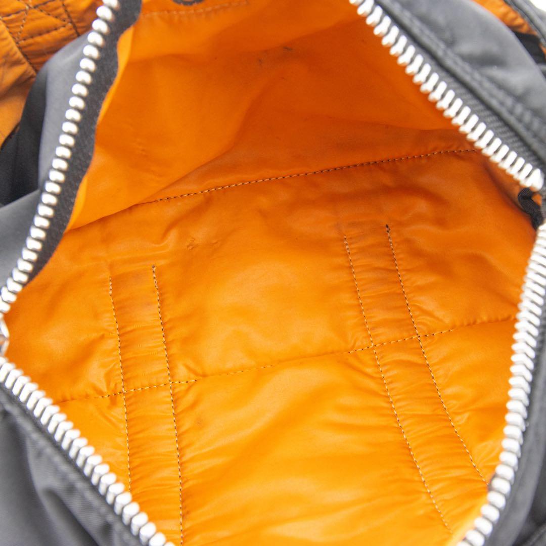 A118【ポーター／タンカー】ミニボストンバッグ　ダッフル　ナイロン　ブラック