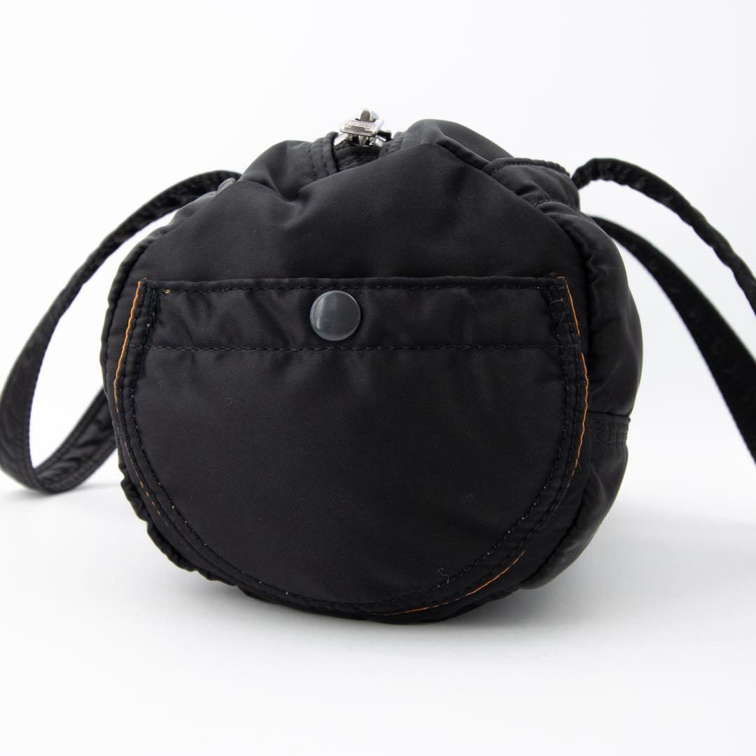 A118【ポーター／タンカー】ミニボストンバッグ　ダッフル　ナイロン　ブラック