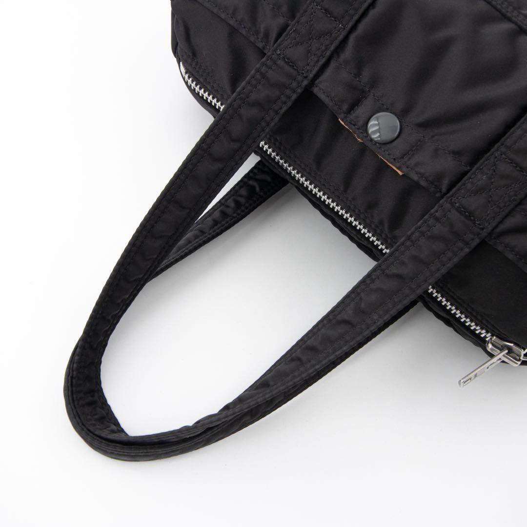 A118【ポーター／タンカー】ミニボストンバッグ　ダッフル　ナイロン　ブラック