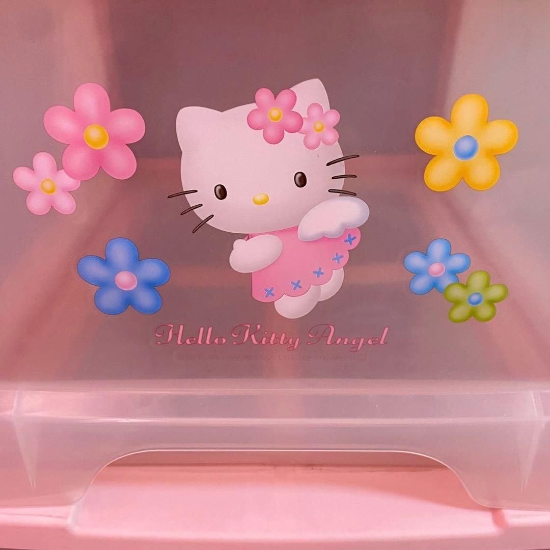 サンリオ ハローキティ 3段 衣装ケース 収納ケース チェスト