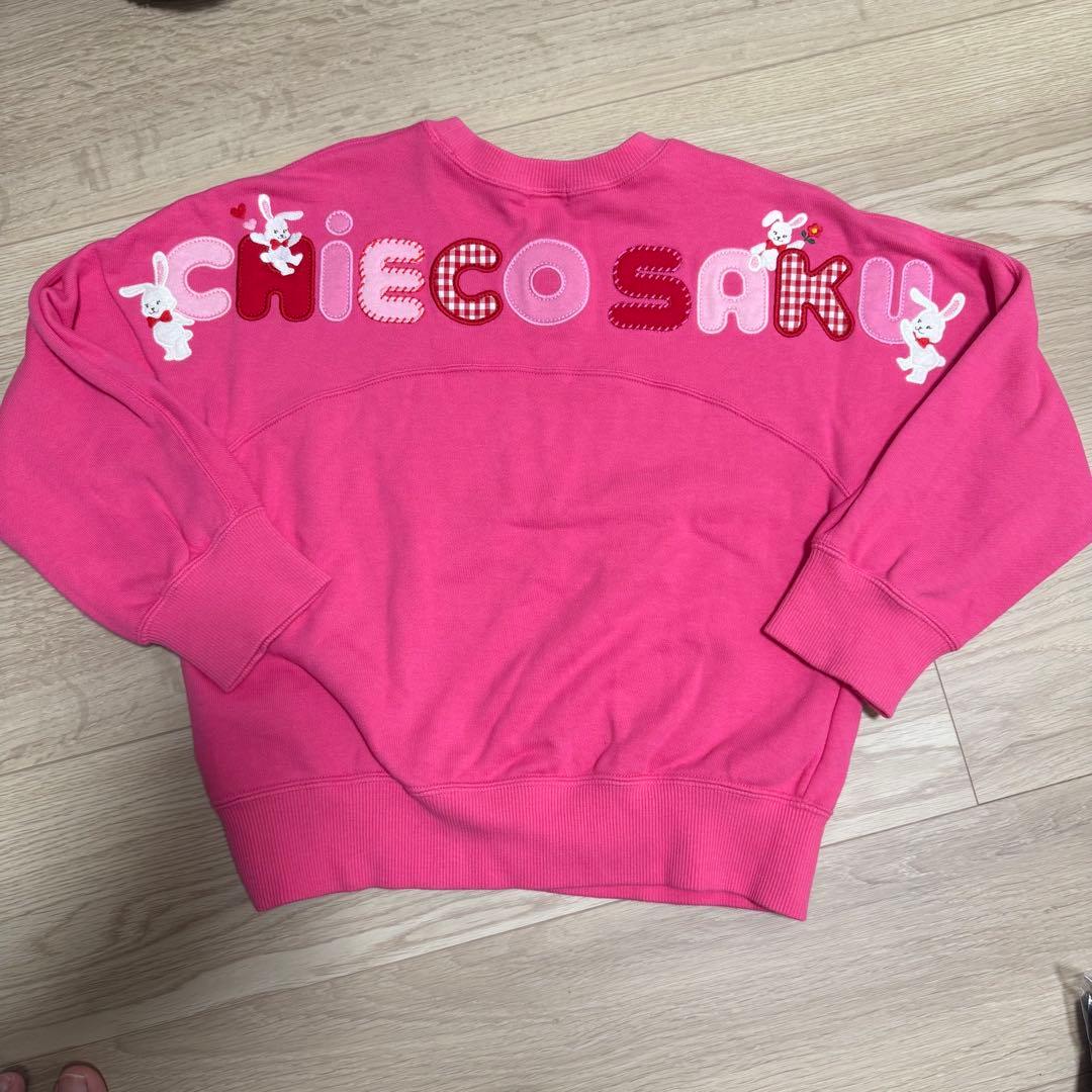 ま*ぬ様 チエコサク バッグロゴトレーナー 120cm ミキハウス