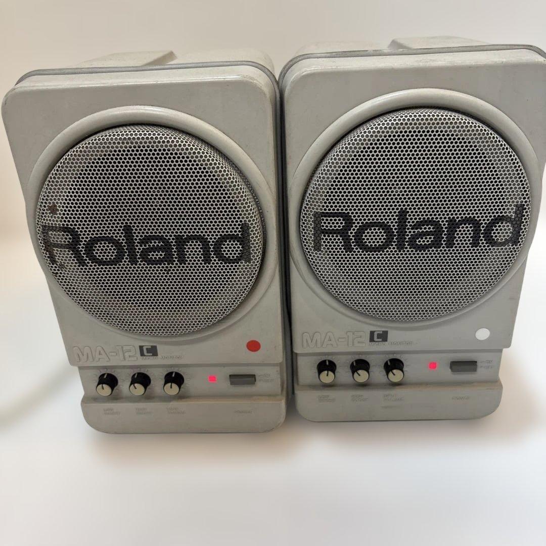 Roland ローランド MA-12C アンプ モニタースピーカー 通電確認済み