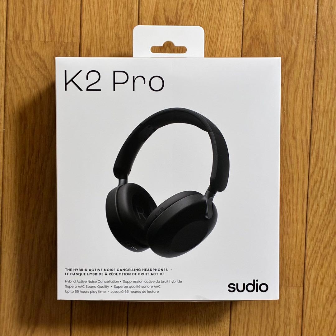 sudio k2 pro 未使用品　ワイヤレスヘッドホン　黒