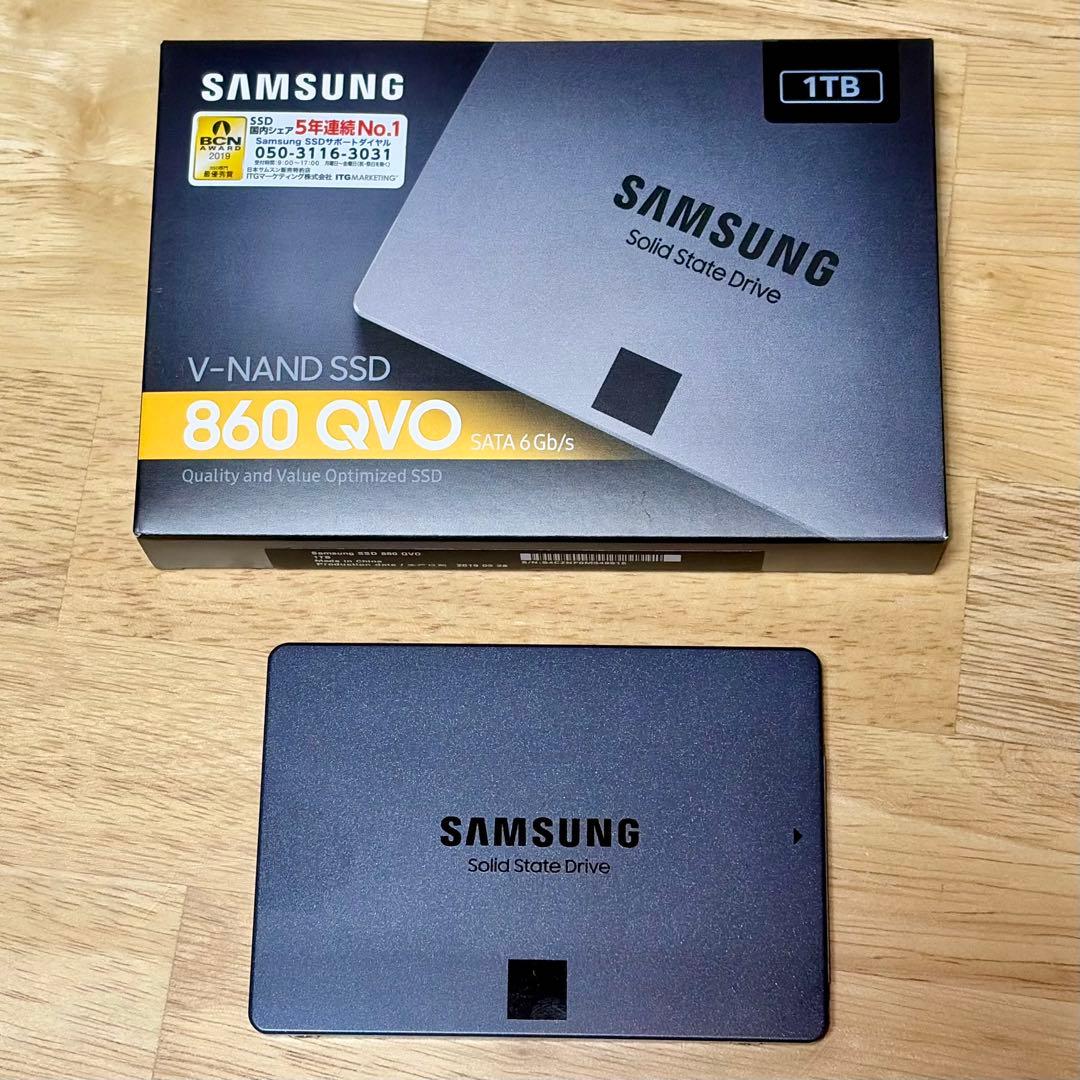 は*う様 SAMSUNG 860 QVO 1TB SSD SATA