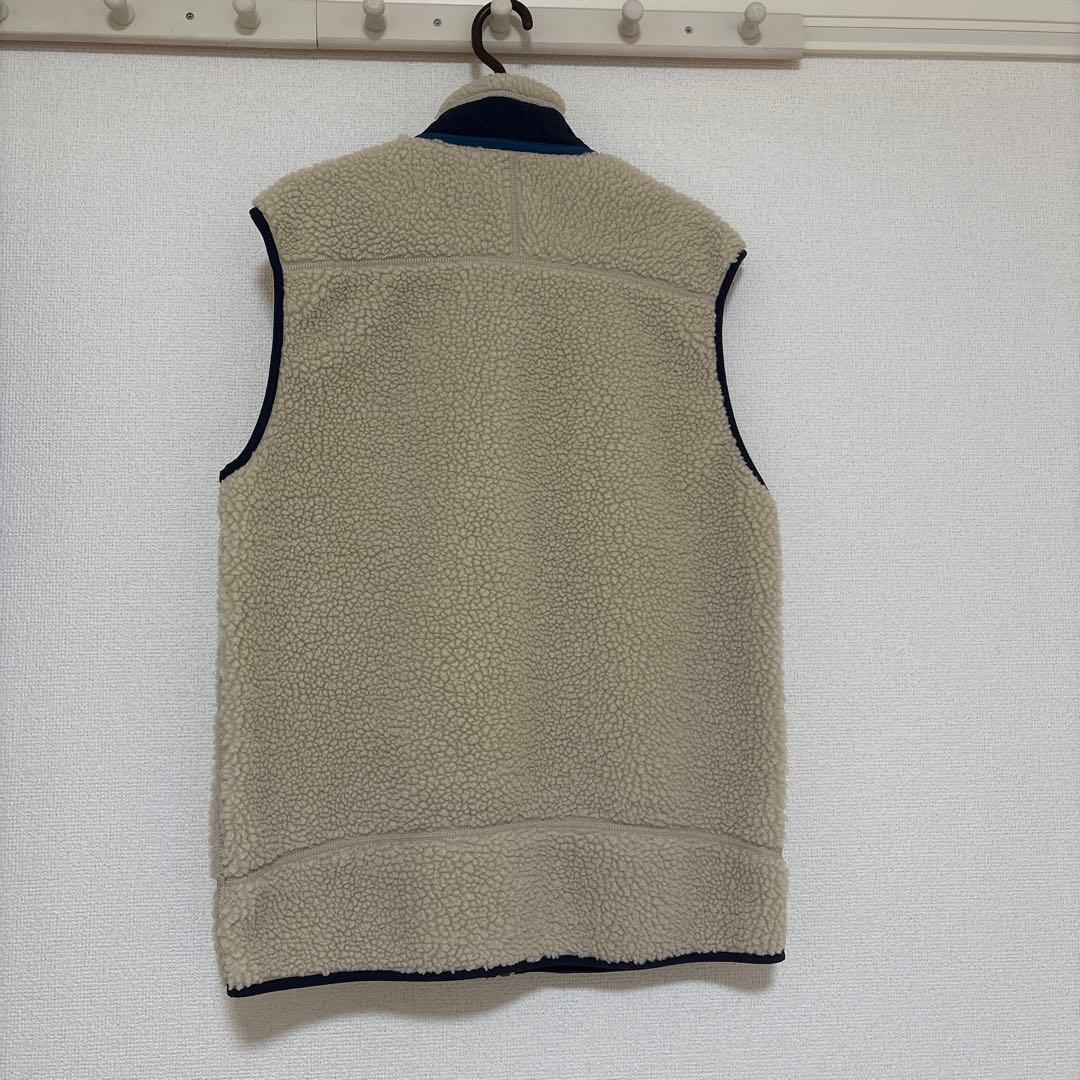 patagonia ベージュ ネイビー ベスト M