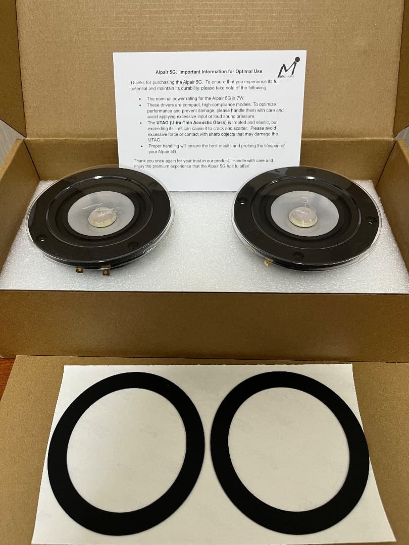 MarkAudio 8cmフルレンジ Alpair5G(ペア)