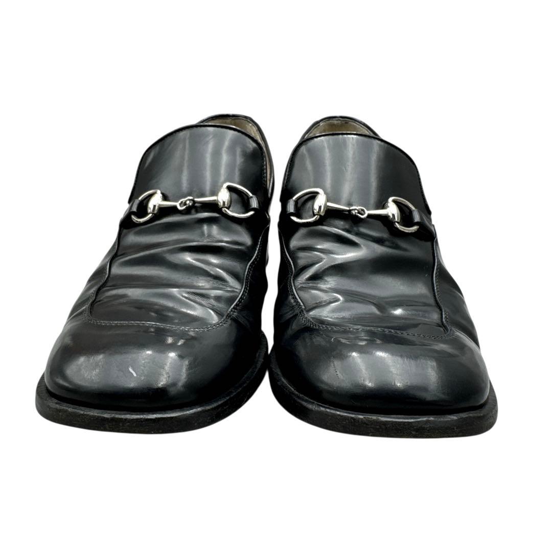 靴 Gucci Horsebit Loafers 37.5C Black 24.5