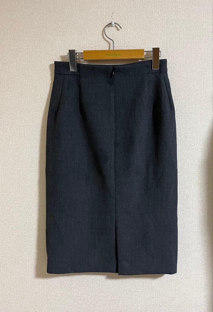 COUP DE CHANCE スカートスーツ 上下セット　グレー　抗菌　就活　S