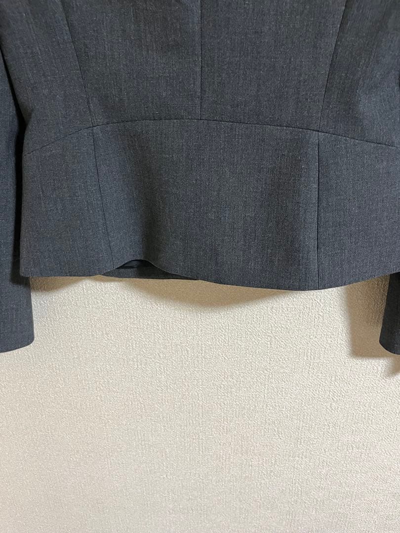 COUP DE CHANCE スカートスーツ 上下セット　グレー　抗菌　就活　S