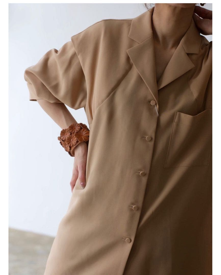 FUMIE=TANAKA フミエタナカ double shoulder sh