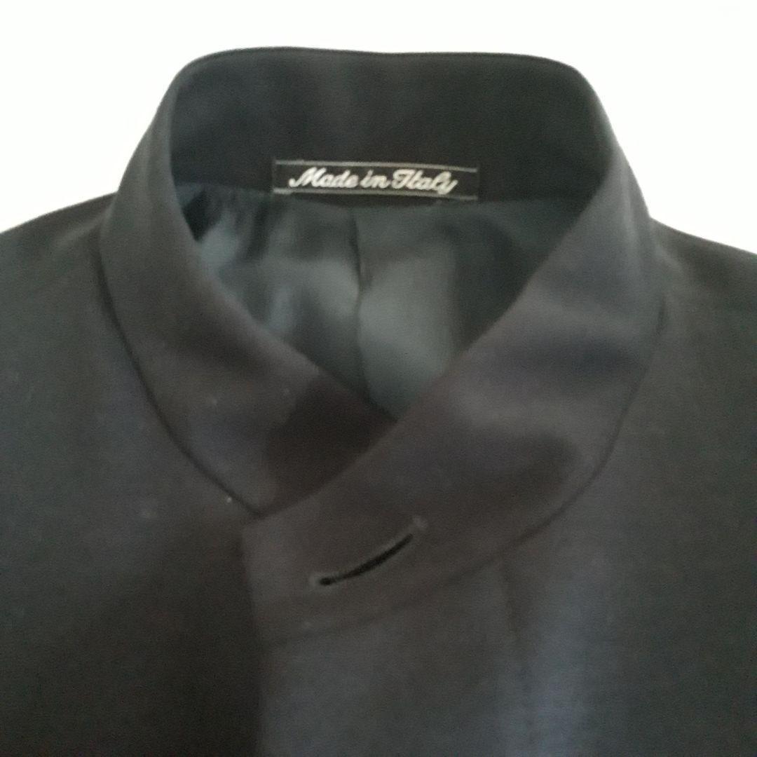 アルマーニ コレツォーニ　スタンドカラー　ジャケット　46　ネイビー