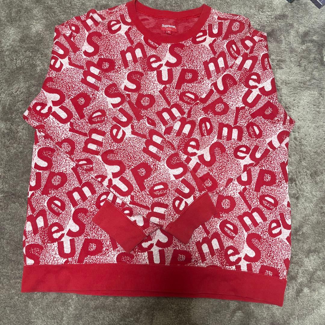 トップス supreme scatter text crewneck