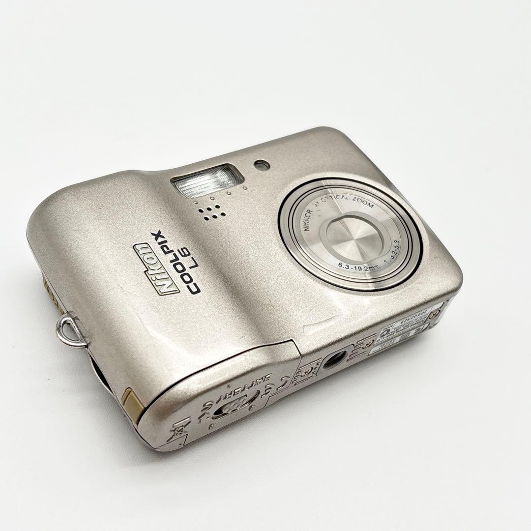 【電池式・動作品】Nikon COOLPIX L6 コンデジ デジカメ 平成