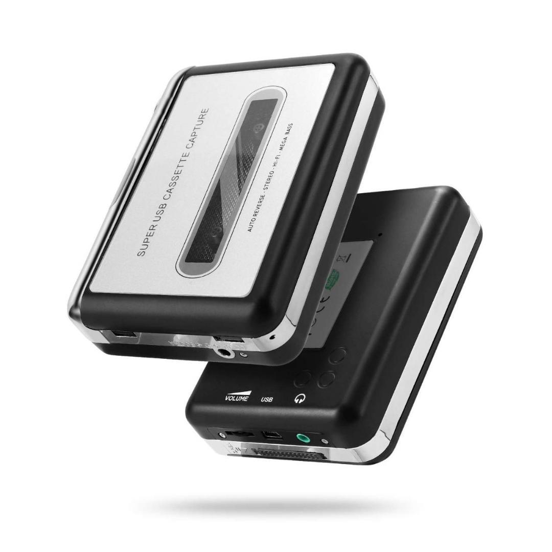 USB変換プレーヤー カセットテープ用 オートリバース機能搭載