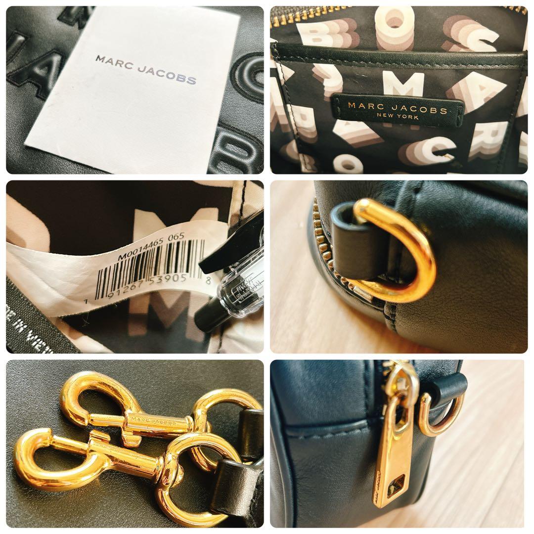 美品 マークジェイコブス フラッシュ ショルダーバック ロゴ 2way 総柄