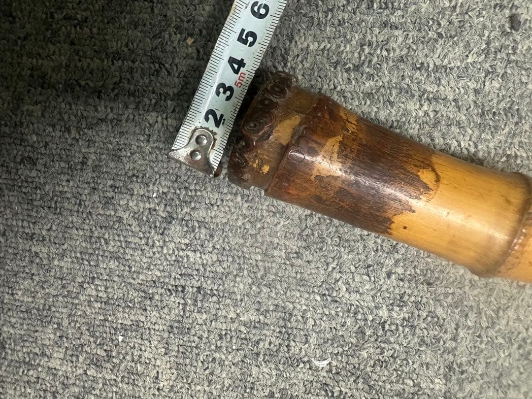 【古竹尺八・根竹】1尺8寸前後 / 装飾・リメイク向け（ジャンク扱い）