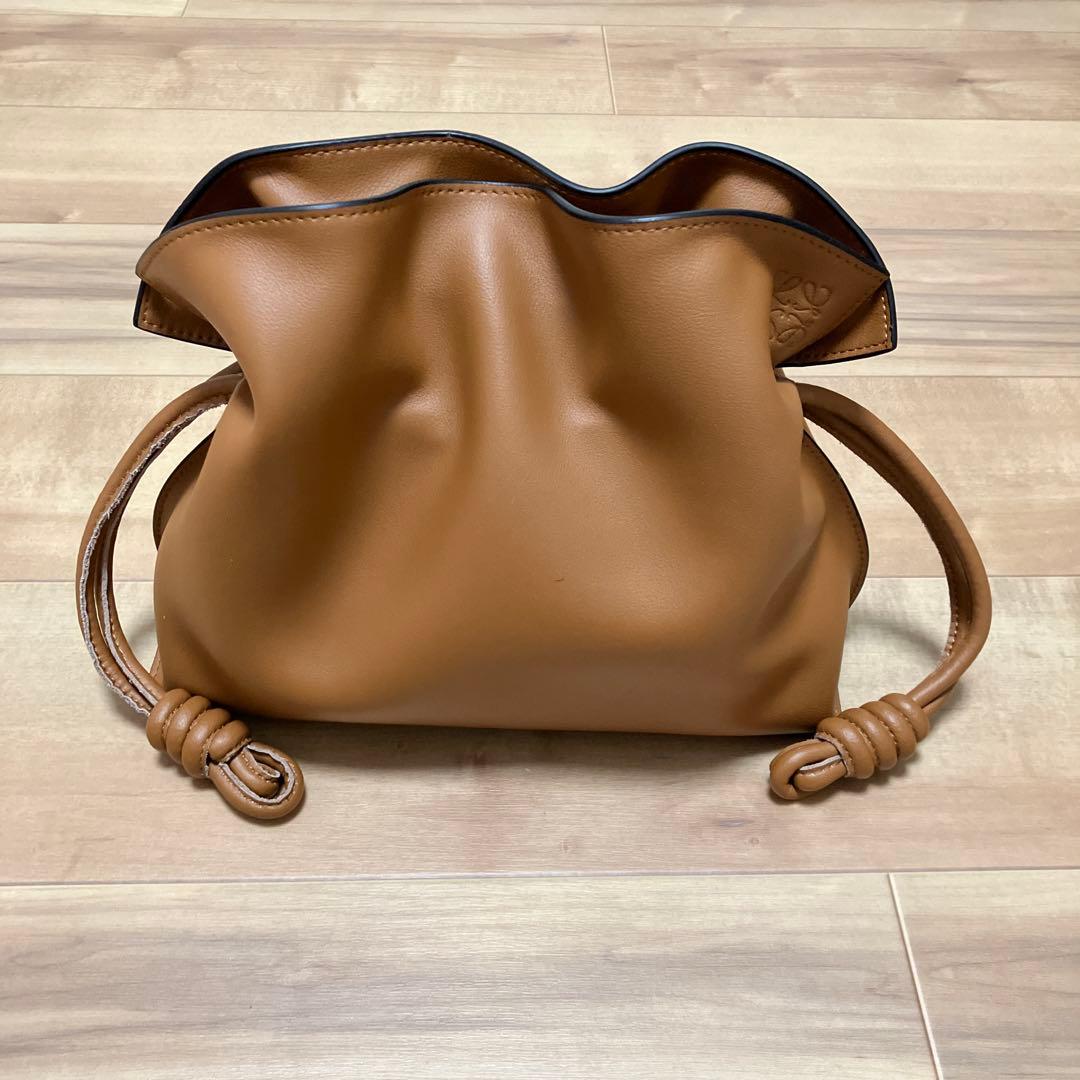 LOEWE フラメンコクラッチ ミディアム ウォームデザート