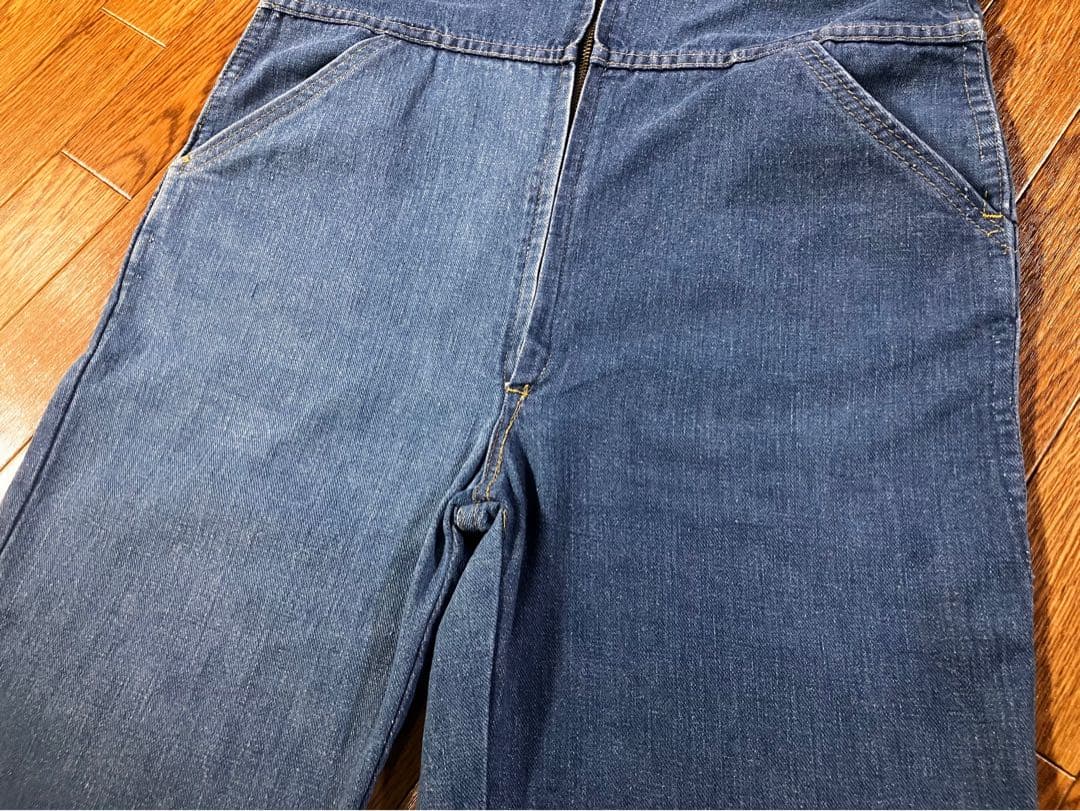 【デッド級】50s カーハート ハートタグ デニムオーバーオール 34インチ