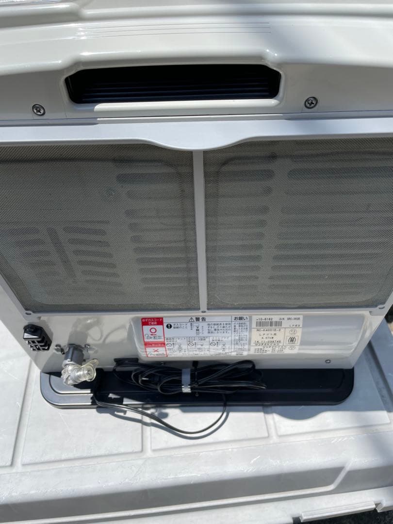 リンナイ ガスファンヒーター RC-K4001E-2 コードもおつけします