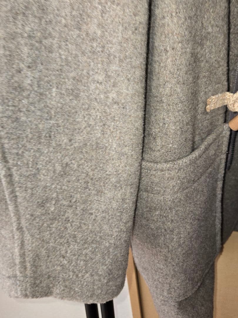 DANTON ダントン　ウールライトパイル ダッフルコート　36 ベージュ