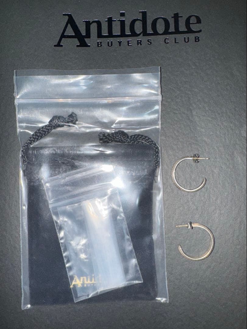 アクセサリー Antidote silver950 ENGRAVED HOOP ERRAING